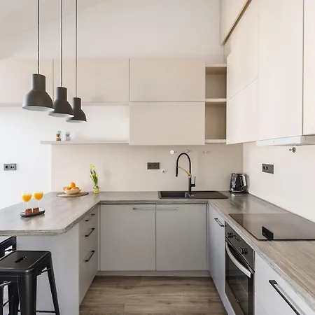 Apartment Stylish Paupys Loft With Balcony & View With Free Parking